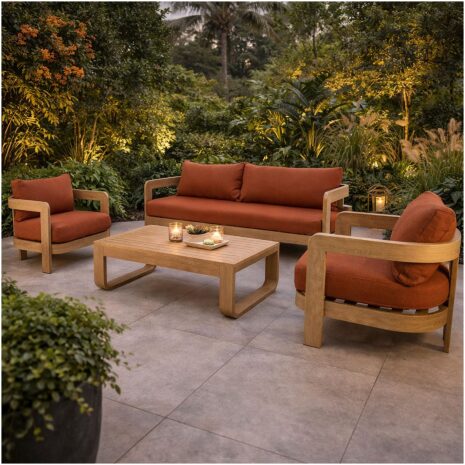 Loungeset tuin Mylo Terra Lesli Living inspiratie in de tuin