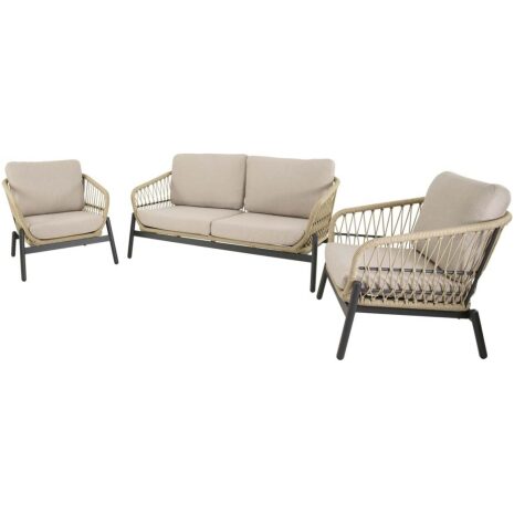 Loungeset tuin Zavi beige Lesli Living