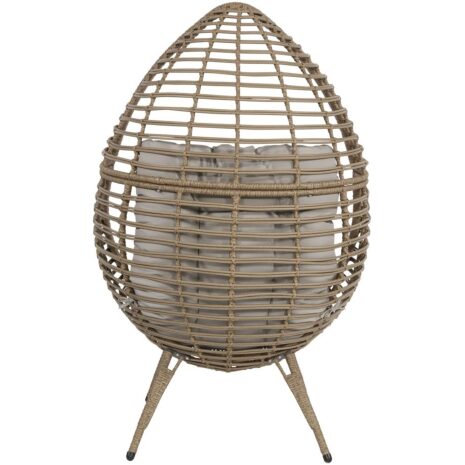 Loungestoel Chill beige Lesli Living egg chair