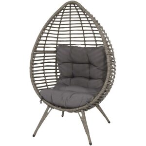 Loungestoel Chill grijs Lesli Living