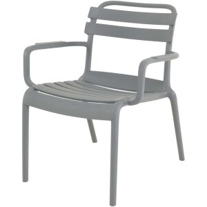 Loungestoel Torvi grijs Lesli Living