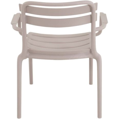 Loungestoel Torvi taupe Lesli Living tuinstoel