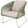 Loungestoel buiten Izumi groen van Lesli Living