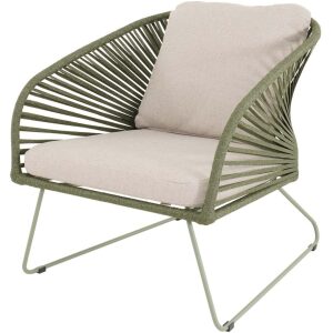 Loungestoel buiten Izumi groen van Lesli Living