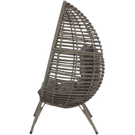 Loungestoel voor buiten Chill grijs Lesli Living