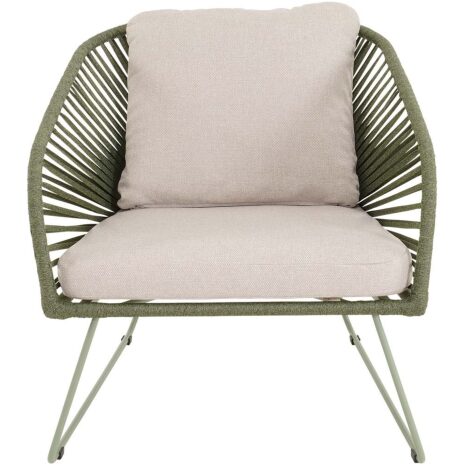 Relaxstoel buiten Izumi groen van Lesli Living