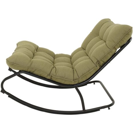 Schommelstoel Zenzi groen Lesli Living relaxstoel