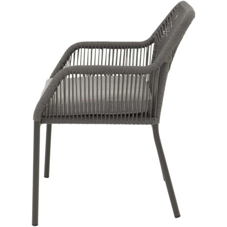 Stapelstoel Akita grijs Lesli Living terras stoel