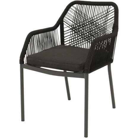 Stapelstoel Akita zwart Lesli Living