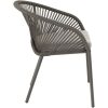 Stapelstoel Hirado grijs Lesli Living met rop leuning