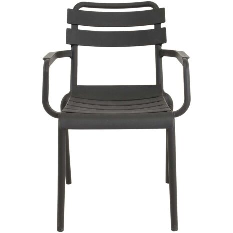 Stapelstoel Torvi zwart Lesli Living tuinstoel