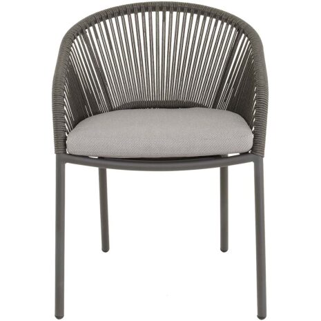 Stapelstoel tuin Hirado grijs Lesli living