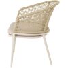 Tuinstoel Kioto creme Lesli Living terras stoel beige