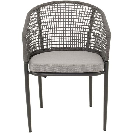 Tuinstoel Kioto grijs Lesli Living terras stoel