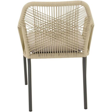 tuin stoel stapelbaar Akita beige Lesli Living