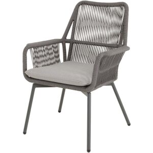 tuinstoel silas grijs lesli living rope tuinstoel