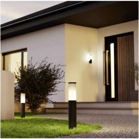 Gevelverlichting SALLE zwart ook vloerlamp verkrijgbaar