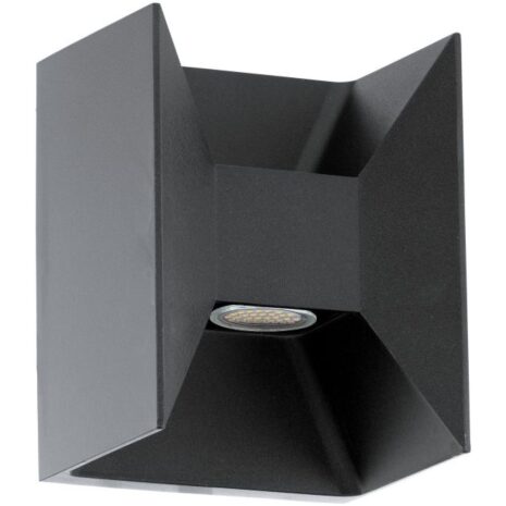 Wandlamp buiten MORINO antraciet LED up down Wandlamp buiten MORINO antraciet LED up down