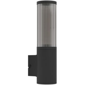 Wandlamp buiten SALLE zwart E27