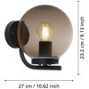 Wandlamp buiten TAVERNA zwart E27 Wandlamp buiten TAVERNA zwart E27