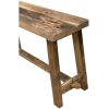 Houten Bankje Rustiek als bankje of decoratietafel