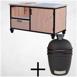 Combi-Deal Douglas BBQ tafel charlie+ bastard Urban Large Solo