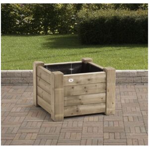 Houten Bloembak Geïmpregneerd 80 x 80 cm