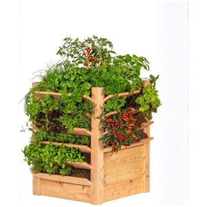Lariks Multi Plantenbak / Kruidenbak 60x60x80 cm
