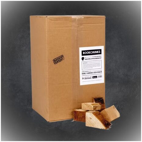 Smokin Flavours rookchunks eik 5kg Smokinβ Flavours rookchunks eik 5kg