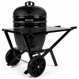 Combi-deal Large Kamado Black Edition met Transporter