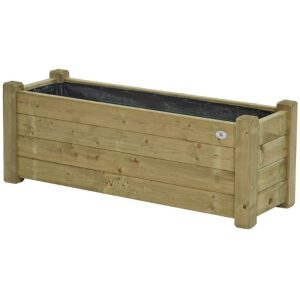 Houten Plantenbak Geïmpregneerd 120 x 40 cm