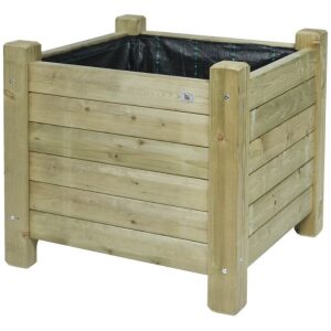 Houten Bloembak Geïmpregneerd 80 x 80 cm Hoog