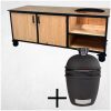 Buitenkeuken met opbergkast 205cm + hpl blad koper+ Bastard Urban Large