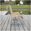 hardhouten tuinbank 180 cm zijkant