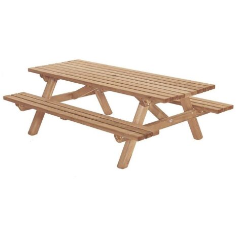 houten picknicktafel 230cm