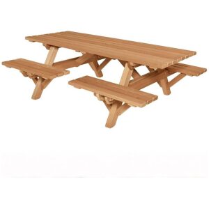 Hardhouten Picknicktafel Open Instap 230 cm