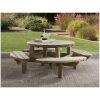 picknicktafel rond