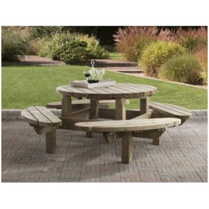 picknicktafel rond