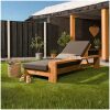 teak sunlounger danau