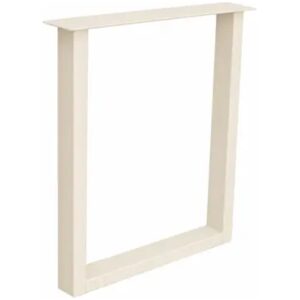 Metalen tafel onderstel U Fineline 600 × 600 × 720 mm – Sand (set van 2)