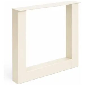 Metalen tafel onderstel U 780 × 780 × 720 mm – Sand (set van 2)