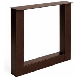 Metalen tafel onderstel U 780 × 780 × 720 mm – Anodic Brown (set van 2)