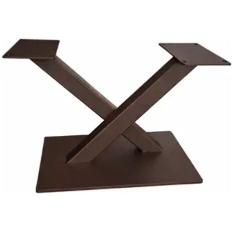 Metaal onderstel x big foot 480 x 80 mm anodic brown v2