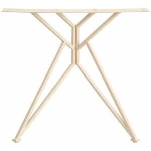 Metalen tafel onderstel Fantasy Butterfly 740 × 740 × 720 mm – Sand (set van 2)