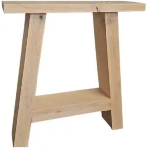 Eiken bank onderstel A Mini 360 × 410 mm (set van 2)