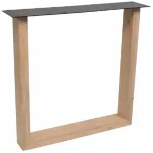 Eiken tafel onderstel U Fineline 700 × 720 mm (set van 2)