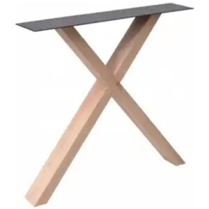 Eiken tafel onderstel X Fineline 770 × 720 mm (set van 2)