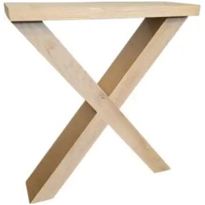 Eiken bank onderstel X Mini 360 × 410 mm (set van 2)