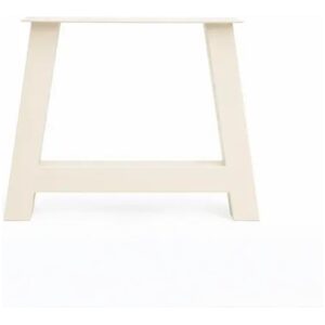Metalen tafel onderstel 100 × 100 mm – Sand (set van 2)