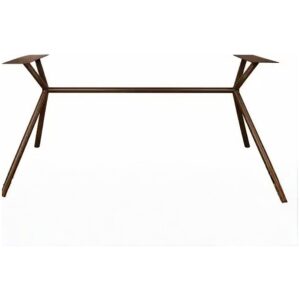 Metalen tafel onderstel Rex Long Roundline Ø 42 mm – Anodic Brown